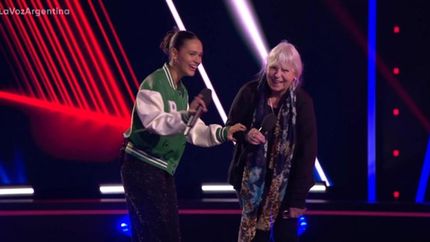 Diario La Unión | Avril y su abuela Diana en La Voz Argentina.
