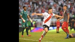 Álvarez, con una buena definición, destrabó el duelo en Núñez.