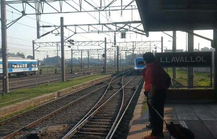 Ocurrió en la estación de Llavallol.