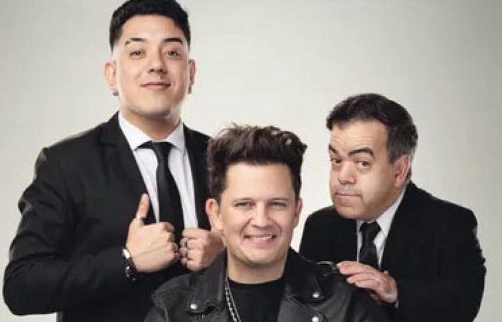 Iván Ramírez, Darío Lopilato y Leo Raff, juntos.