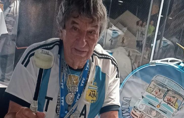 Tula estuvo presente en la inauguración de la muestra llevada a cabo en La Rural.