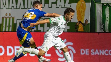 La impotencia de Juan Bisanz tras el triunfo de Boca ante Banfield. La impotencia de Juan Bisanz tras el triunfo de Boca ante Banfield.