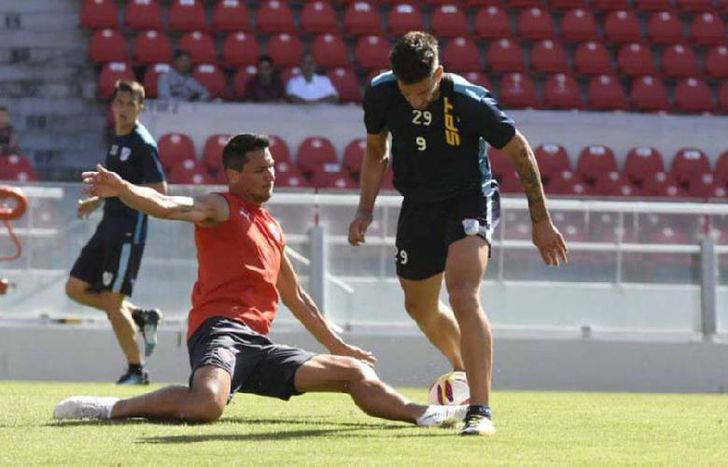 Giordana fue el referente de área y anotó un gol.