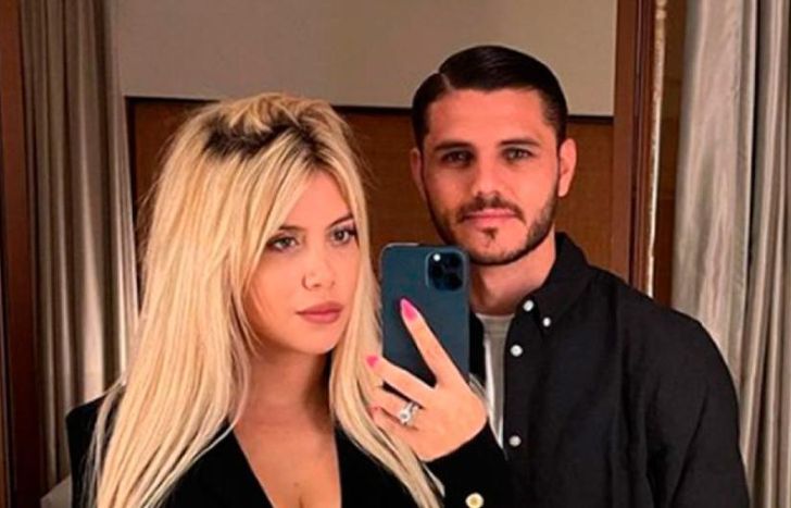 Wanda Nara y Mauro Icardi.