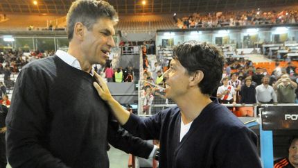 Diario La Unión | Pellegrino y Gallardo con un pasado en común, ahora enfrentados como entrenadores de Lanús y de River.