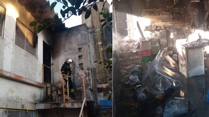 El lugar quedó destruido.