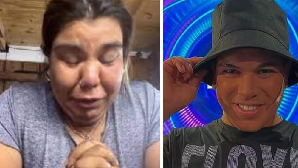 Destrozada volvió a pedir que recen por su hermano.