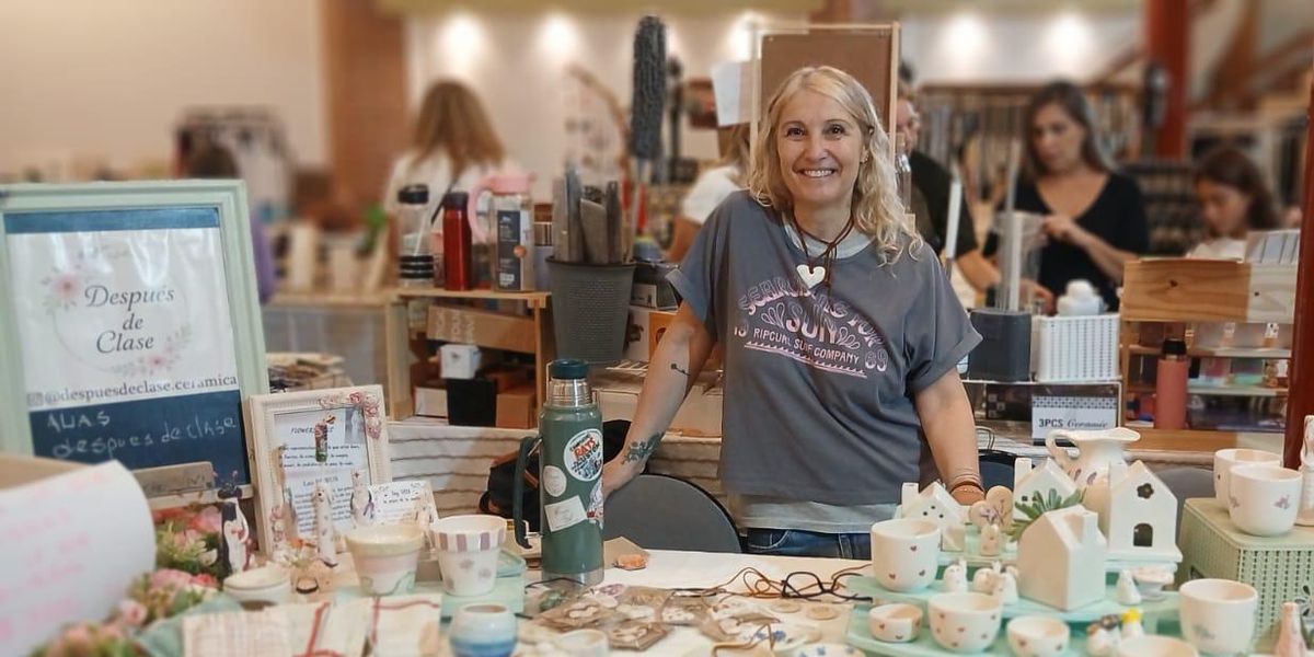 Emprendedores de distintos rubros estarán este domingo en Temperley.