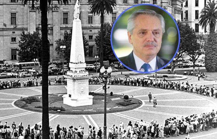 Alberto Fernández le rindió homenaje a las Madres de Plaza de Mayo a 46 años de la primera ronda.