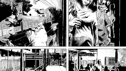 Lomas aparece en una de las creaciones de Martín.