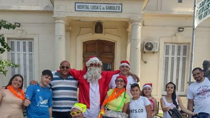 La caravana concluyó en el Hospital Gandulfo.