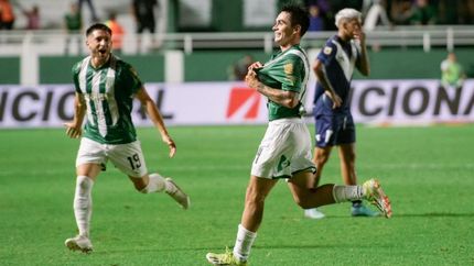 Así celebró su gol Braian Galván.