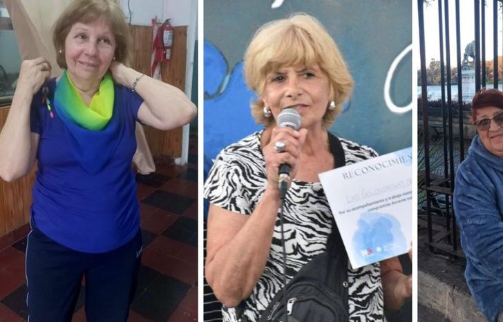 Tres mujeres, con distintas historias, pero unidas por la misma convicción para el futuro de los jubilados.
