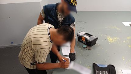 El hombre extraditado desde Bolivia.