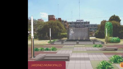 renuevan los jardines del palacio municipal de lanus