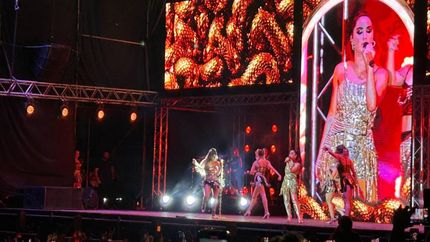 Lali Espósito, en el Parque de Lomas.