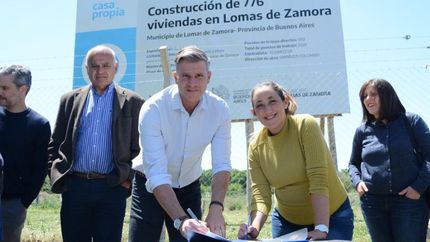 ya esta en marcha la obra de viviendas en el predio del hospital esteves