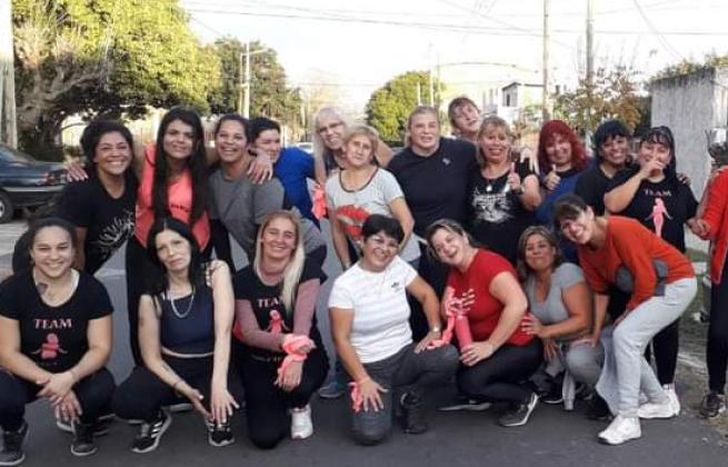 El team Las Cielas del Barrio El Faro.
