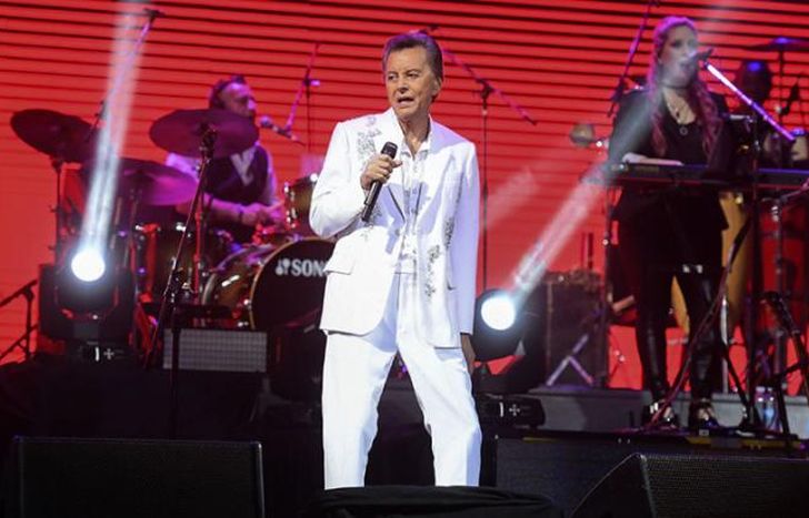 Una postal del show en el Luna Park.
