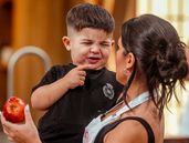 El hijo de Valentina Cervantes roba el protagonismo de toda la familia.&nbsp;