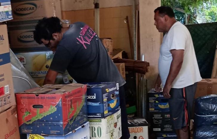 Juntaron diferentes donaciones, pero faltan alimentos para entregar en las escuelas rurales.