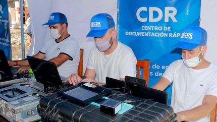 Hicieron más de 1.400 operativos en distintos barrios.