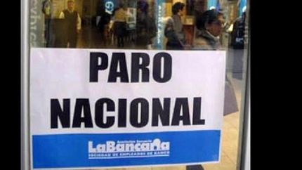 habra paro bancario martes y miercoles, y movilizaciones en todo el pais
