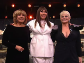 Moria Casán con Georgina Barbarossa y Carmen Barbieri.&nbsp;P