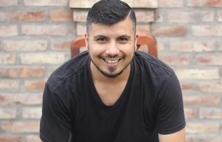 Diego Sayago, en la Plaza Grigera.