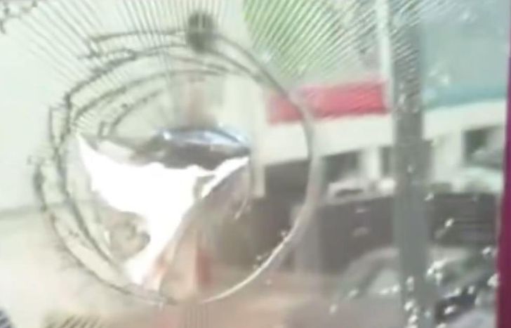 Así quedó el micro de Lanús.