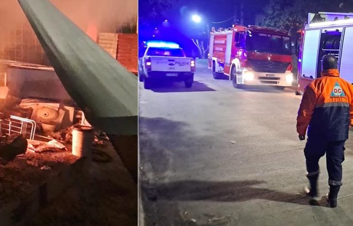 El incendio ocurrió cerca de las 3 de la mañana.