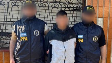 El momento de la detención.