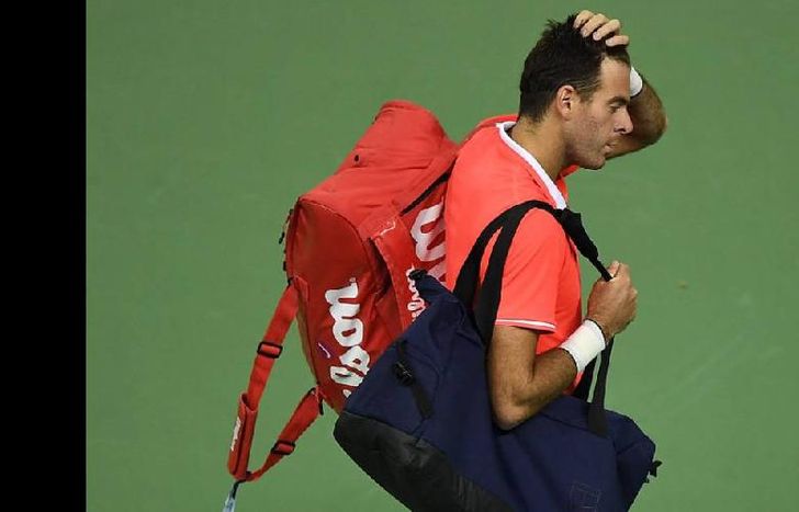 El tenista argentino tendrá unos cuantos meses de recuperación por la fractura de la rótula.