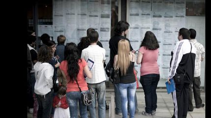 El desempleo es un resultado de la crisis.