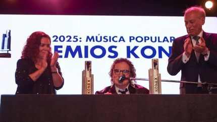 Charly García en los Konex.