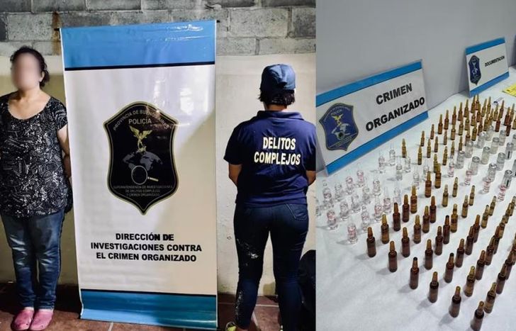 Incautaron varias dosis de fentanilo y morfina.