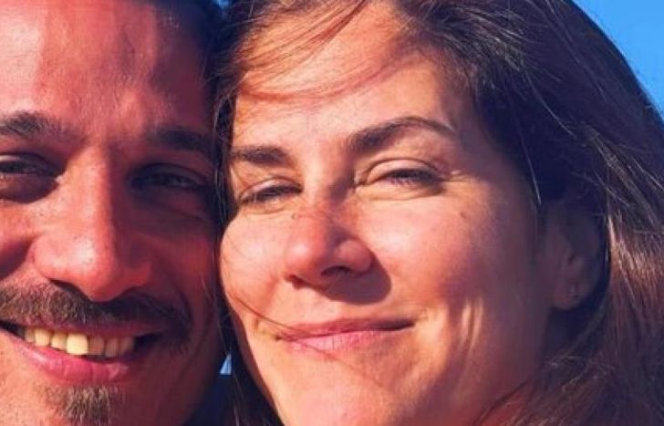 Daniel Osvaldo y Daniela Ballester, muy juntos.