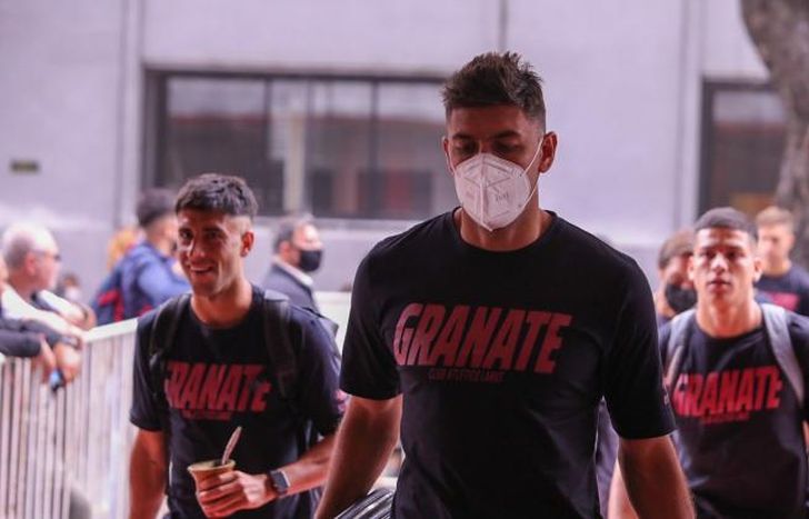 Braghieri tuvo que ser trasladado en ambulancia.