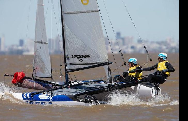 La pareja argentina llegaba como gran favorita a subirse a lo más alto del podio.