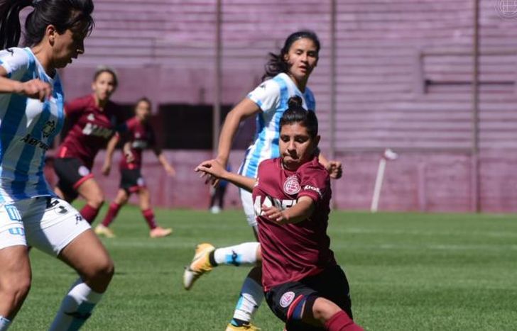 Lanús padeció la contundencia de Racing.