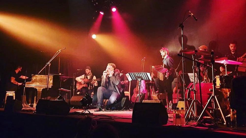 Juan Forche y Los Compañeros del Vino, en vivo.&nbsp;