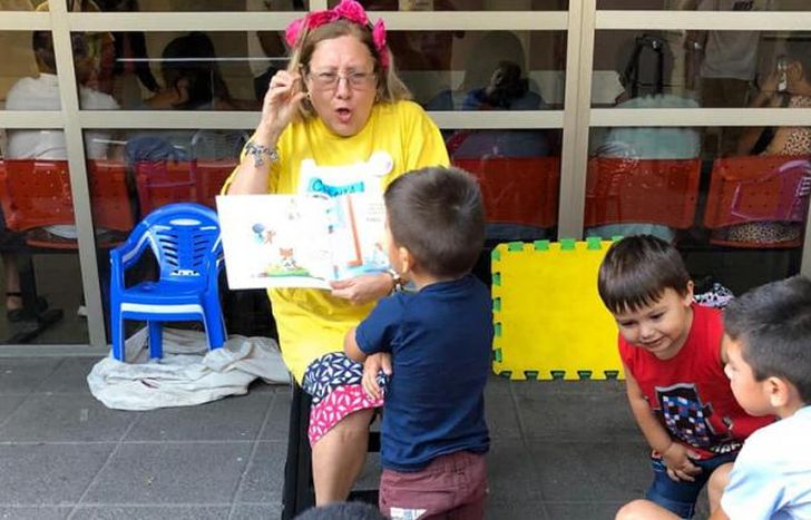 Cuando narraban en la sala de espera del Gandulfo.