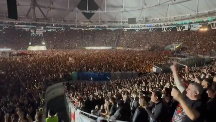 Se gritó contra Javier Milei y Patricia Bullrich en el recital de los Fundamentalistas del Aire Acondicionado.&nbsp;