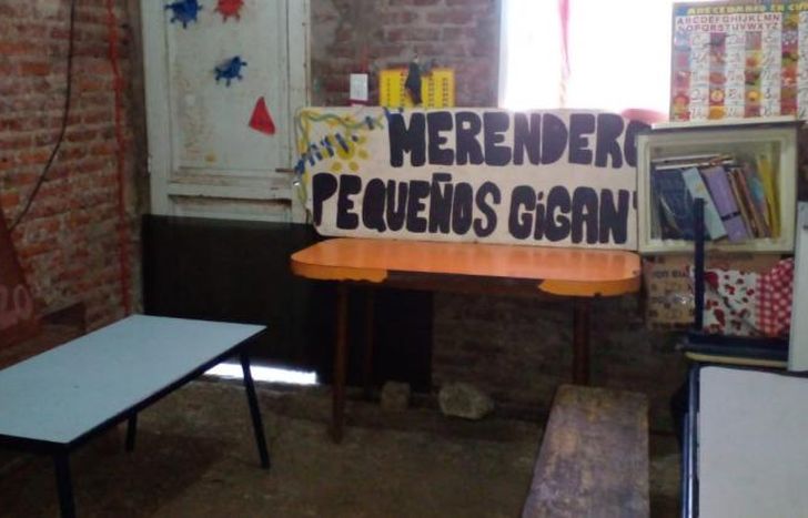 El merendero quiere mejorar sus instalaciones para los chicos.