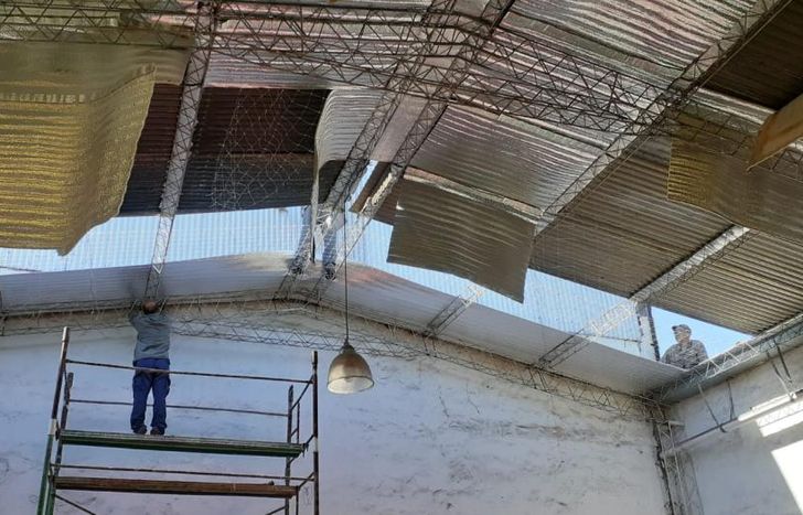 El Club La Perla, de Temperley, remodeló el gimnasio de taekwondo.