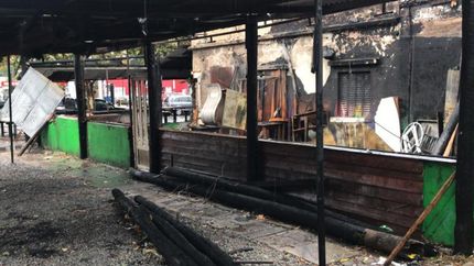 Así quedó el lugar. Así quedó el lugar.