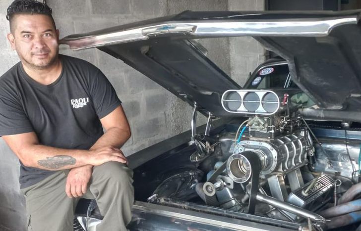 Así es la Chevrolet Coupé SS, modificada, de 1971.