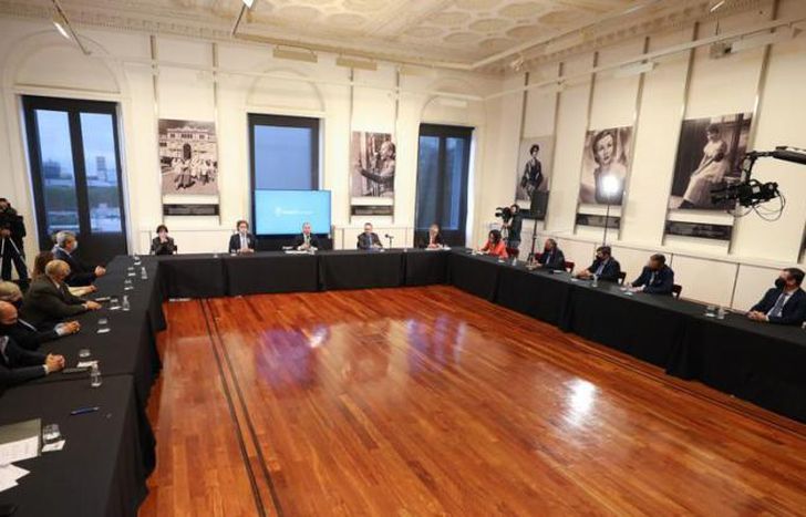 Anuncio en Casa de Gobierno.