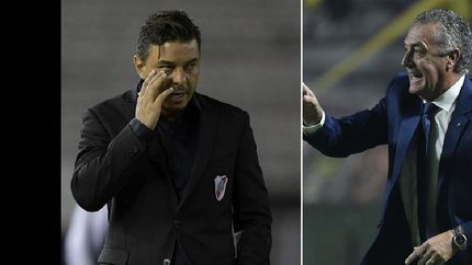 Gallardo y Alfaro analizan opciones para la vuelta.