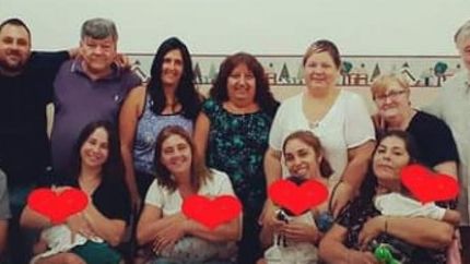 Las familias les brindan mucho amor a los más chicos.